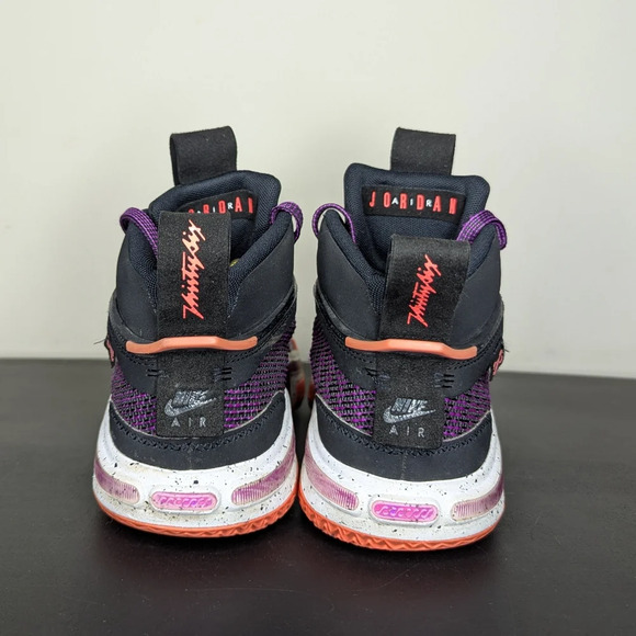 Nike Air Jordan XXXVI 36 First Light Shoe Black Hyper Violet White Youth Size 7Y - Picture 5 of 12
